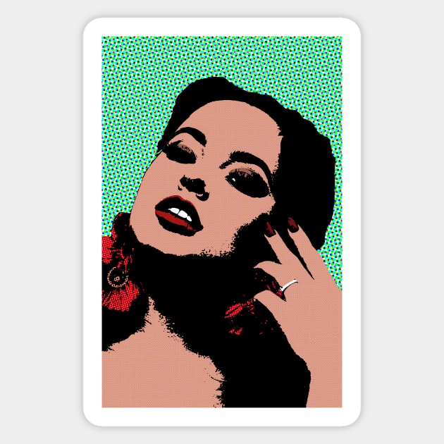 becky g style pop art Sticker by soundofpopart